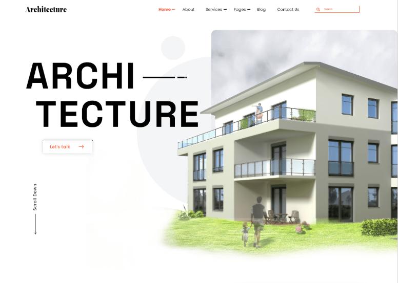 Сайт архитектора